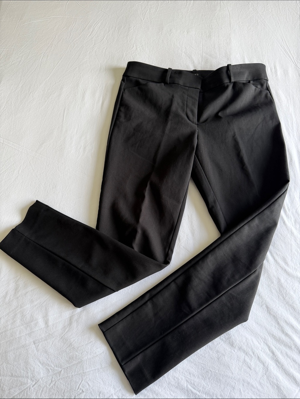 Ann Taylor Marisa Black Slim Straight Leg Dress Pants Career Workwear